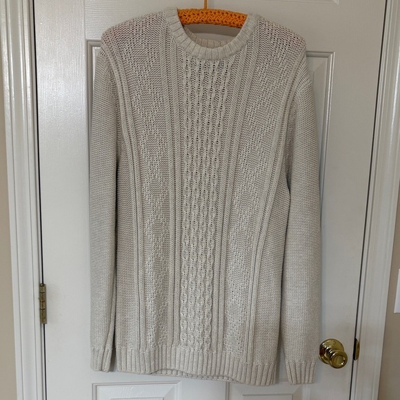 Chaps Other - Chaps Cream Cable Knit Sweater